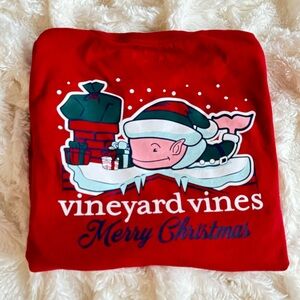 Boys Vineyard Vines Whale Elf Christmas T-Shirt